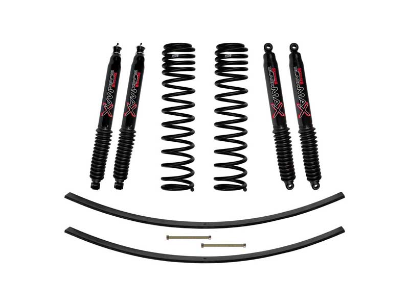 Skyjacker JC305BPBLT 3" Dual Rate Long Travel Lift Kit with Black Max Shocks for 86-92 Comanche MJ