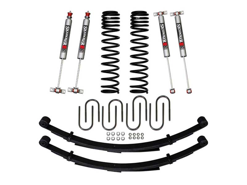 Skyjacker JC3158KSMLT 3" Lift Kit 84-01 Cherokee XJ M95 Monotube Shocks