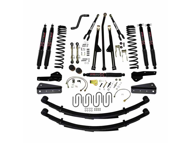 Skyjacker JC4258KSBLT 4.5" Lift with Black Max Shocks for 84-01 Cherokee XJ