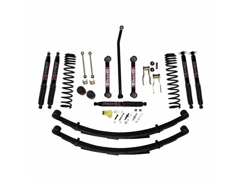 Skyjacker JC4558KSBLT 4.5" Lift Kit with Black Max Shocks for 1984-2001 Cherokee XJ