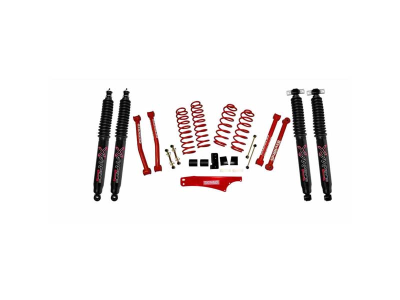 Skyjacker JK2501KCR-B 2.5-3.5" Lift Kit with Black Max Shocks for 07-18 Wrangler JK