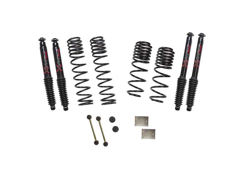 Skyjacker JL15RBPBLTD 1.5" Dual Rate Long Travel Lift, Black Max Shocks for 2020 Wrangler JL Rubicon
