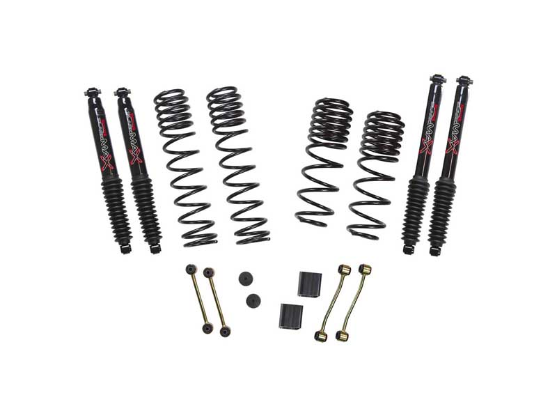 Skyjacker JL25BPBLTD 2.5" Dual Rate Long Travel Lift w/ Black Max Shocks for 2020 Wrangler JL Diesel