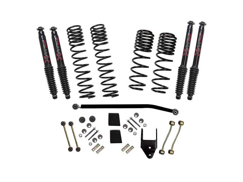 Skyjacker JL40RBPBLTD 3.5-4.0" Dual Rate Long Travel Lift with Black Max Shocks 2020 Wrangler Diesel