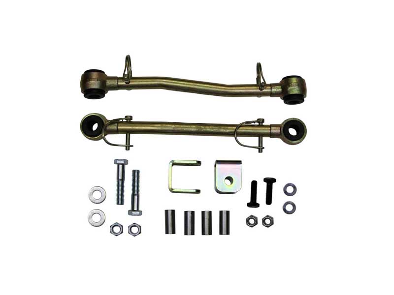Skyjacker SBE228 Sway Bar Extended End Links Lift Height 8" Black Rubber Bushings 97-06 Wrangler
