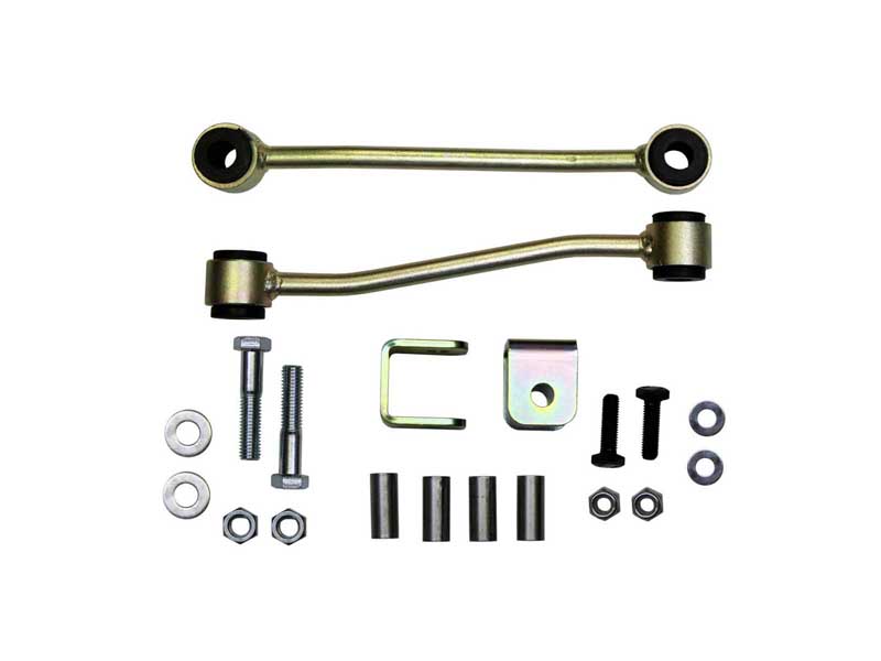 Skyjacker SBE401 Sway Bar Extended End Links Front Lift Height 4" Black Rubber Bushings 97-06 TJ