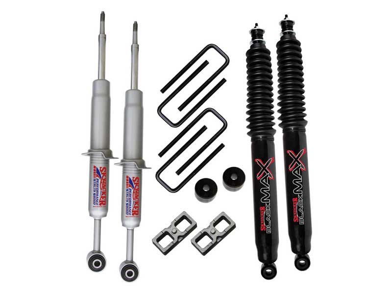 Skyjacker TC536STBB 3" Lift Kit with Black Max Shocks for 16-19 Toyota Tacoma Rear Black Max Shocks