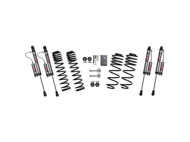 Skyjacker TJ25BKXLT 2.5" Lift Kit With ADX 2.0 Remote Reservoir Shocks 97-06 Jeep Wrangler TJ