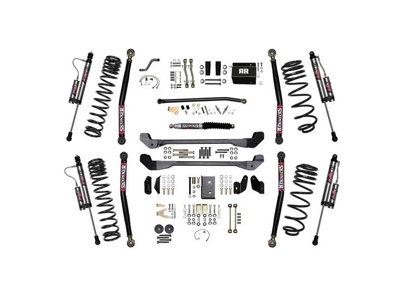 Skyjacker TJ40RR1LTK-X 4" Lift Kit With ADX 2.0 Remote Reservoir Shocks 97-06 Jeep Wrangler TJ