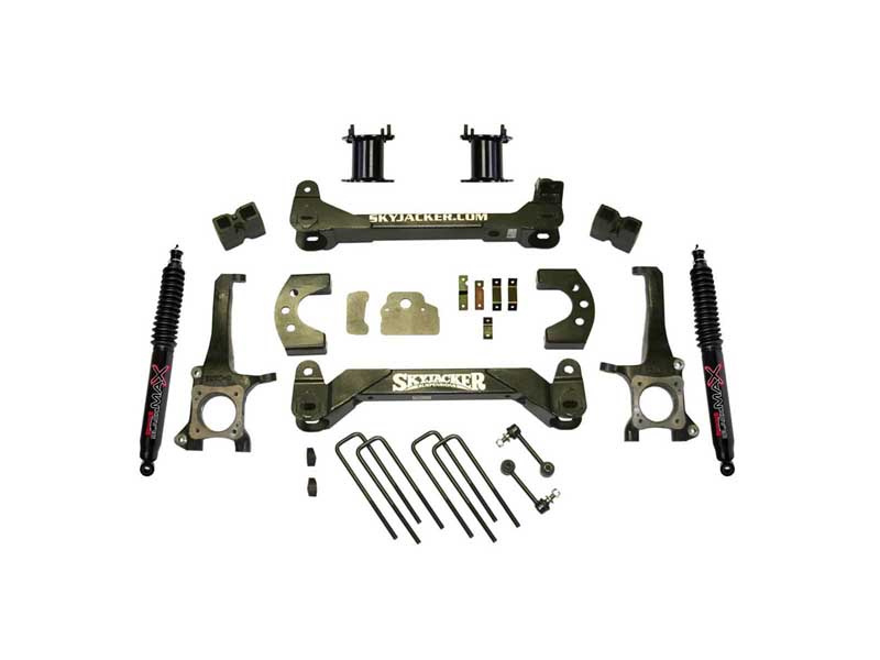 Skyjacker TU745BKB Lift Kit w/ Black Max Shock 4.5" Lift with Black Max Shocks for 07-19 Tundra