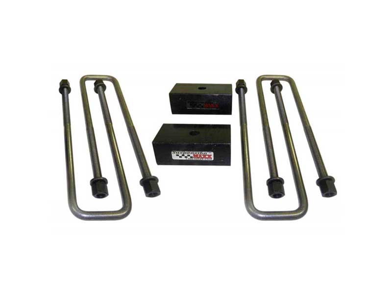 SuspensionMAXX SMX-156215 1.5" Rear Block Leaf Spring U Bolt Leveling Kit For 2020-2025 GM 3500 DRW