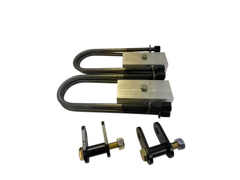 SuspensionMAXX SMX-159915 1.5" Mono Leaf Rear Block Leaf Spring U Bolt Kit For 2024-2025 GM 1500