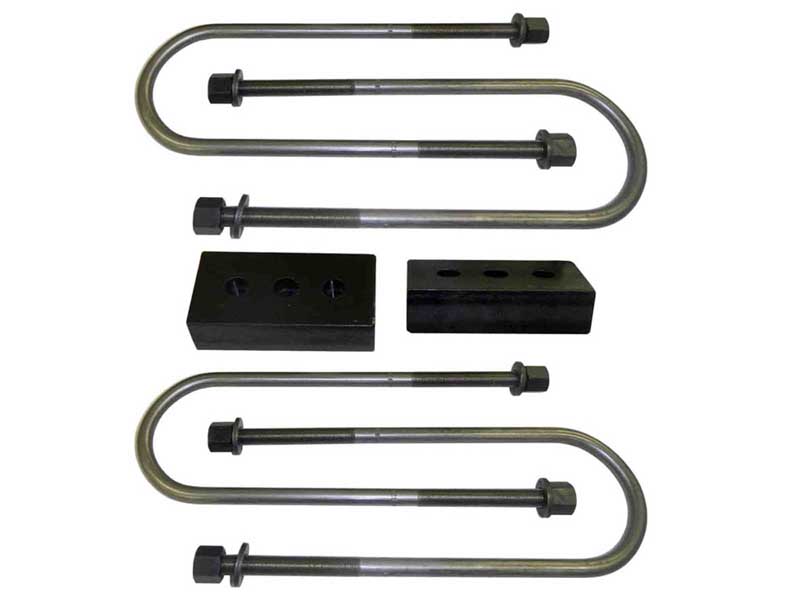 SuspensionMAXX SMX-174415 Rear HD Block & U-Bolt Lift Kit 1.5" For 2003-2013 Ram 3500 Gas Engine