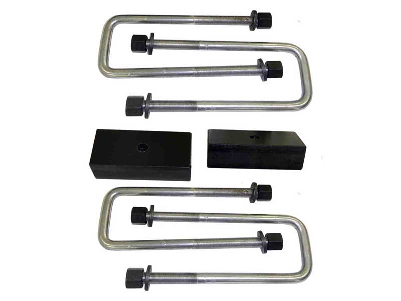 SuspensionMAXX SMX-183010 Rear Lift Block and U-Bolt Kit Heavy Duty 1 Inch For 2001-2006 Tundra
