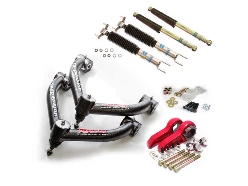 SuspensionMAXX SMX-20252 3" Leveling Kit Combo W/Bilstein 24-253161 24-6468 Silverado/Sierra Stage 2