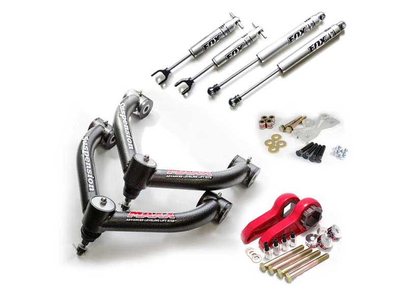 SuspensionMAXX SMX-20253 3" Leveling Kit With FOX 980-24-664 985-24-189 for 2020-2025 GM 2500/3500