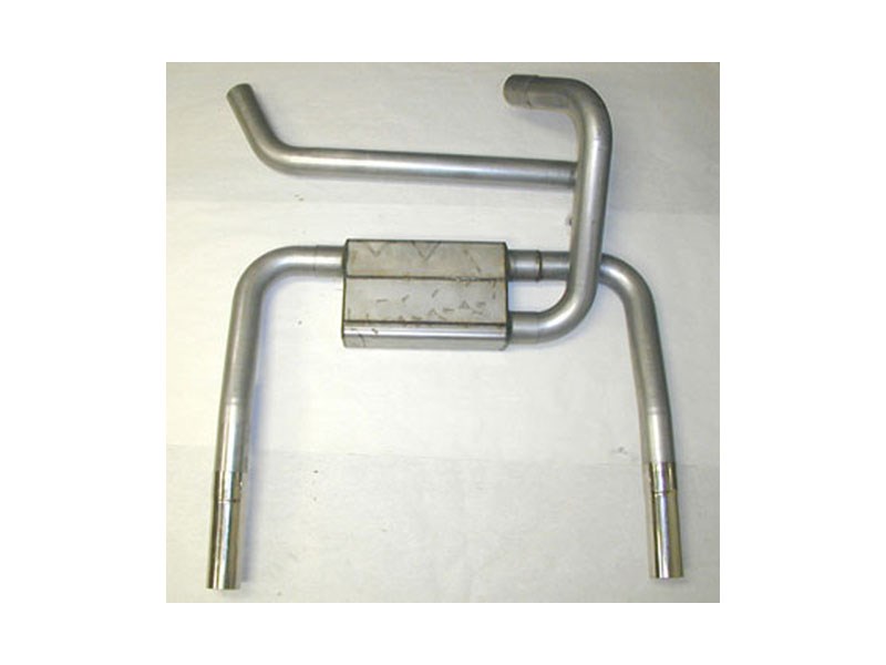 Spintech 131398 Aluminized Steel Cat-Back Exhaust With 3" Stainless Tips 1998-2002 Camaro & Firebird