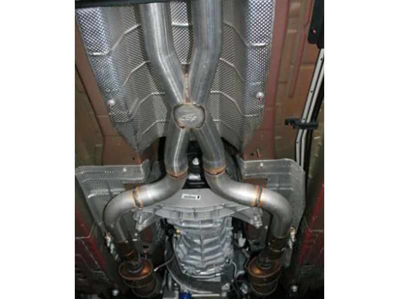 Spintech 1X31103-SX Stainless 2.5" Cat-Back X-Pipe Exhaust for 2010-2015 Chevrolet Camaro SS