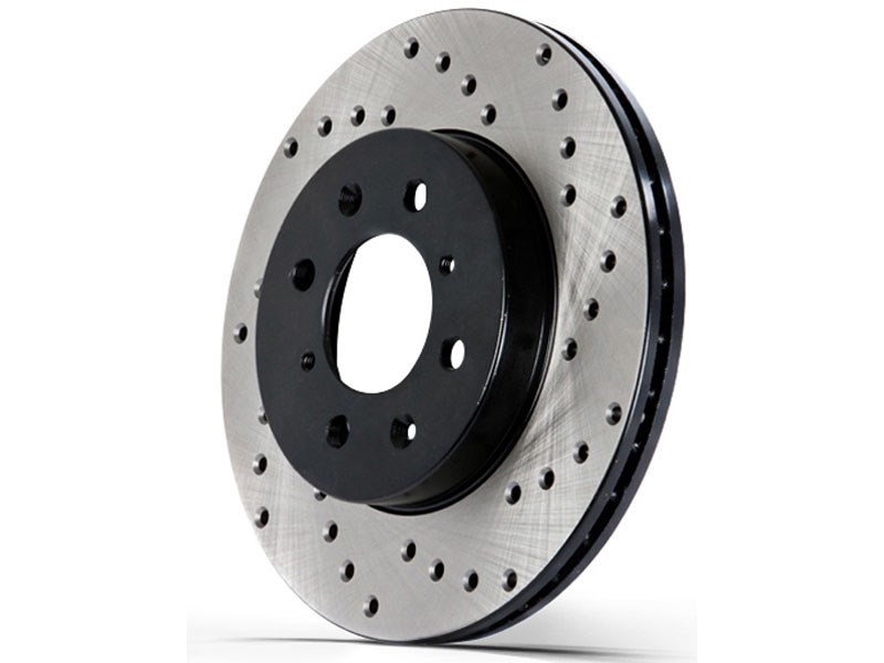 StopTech 2005-2009 Mustang GT Pro Stop FRONT Cross-Drilled Rotor - Left