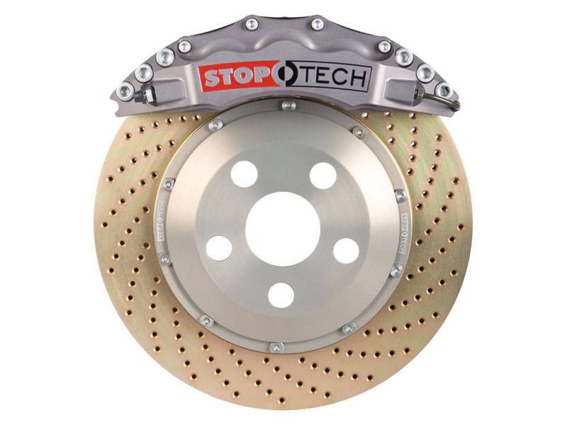 StopTech 83.193.6700.R4 2010-2013 Camaro SS Front Big Brake Kit 6-Piston X-Drilled 355mm Zinc Rotors