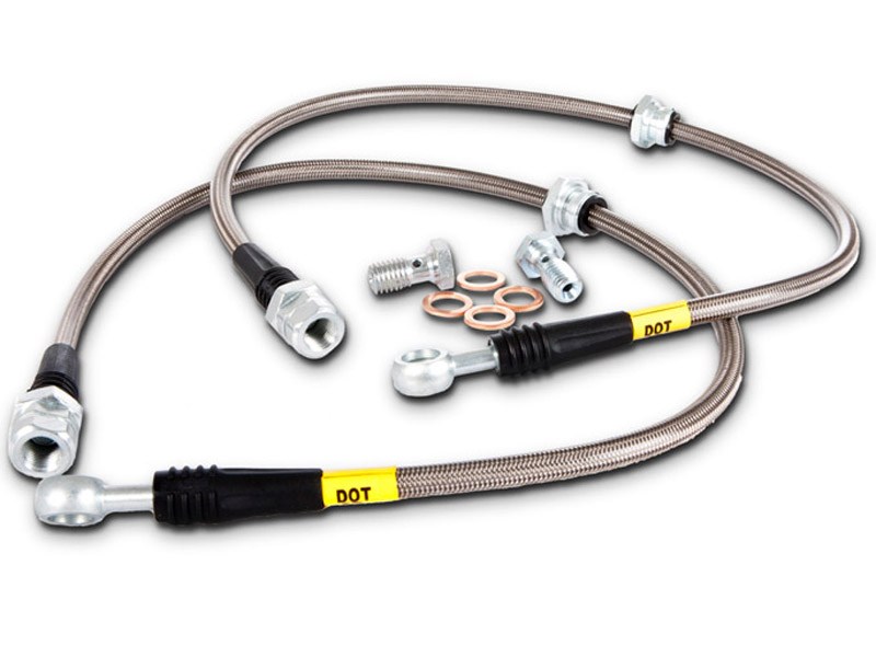 StopTech 950.62010 2010 2011 Camaro V6 Stainless Steel Brake Lines - Fits Front StopTech Calipers