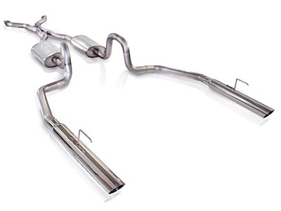 Stainless Works CRVIC03CB 2.5" Catback Exhaust With X-Pipe for 2003-2011 Ford Crown Victoria