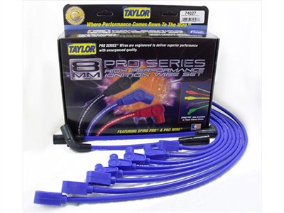 Taylor 74644 Spiro-Pro 8mm Ignition Wires - Blue