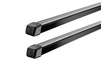 Thule LB50 Black Galvanized Steel 50-Inch Roof Rack Load Bars, Pair