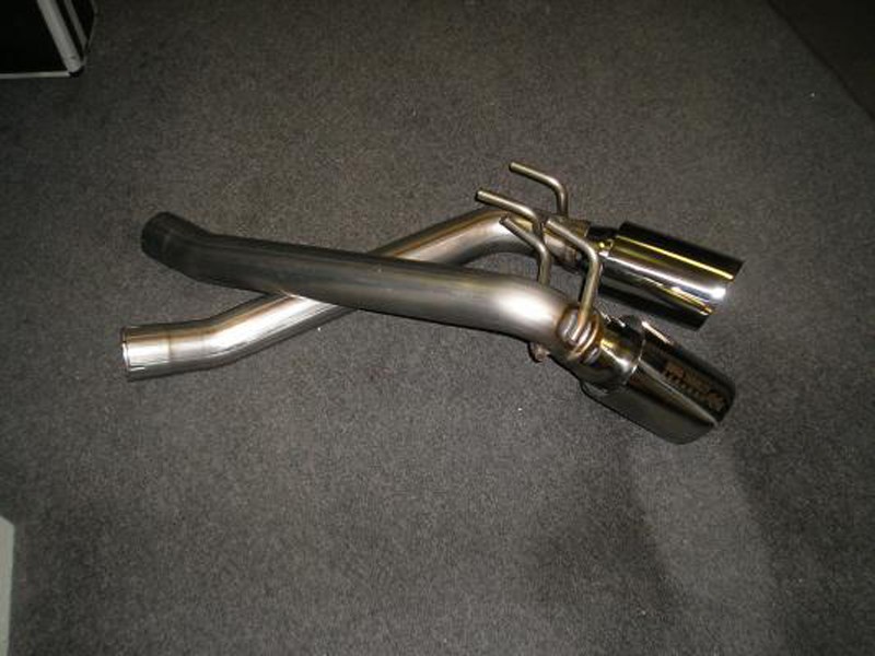 Doug Thorley 85424 Stainless Steel Muffler Delete Kit With Polished Tips 2010 2013 Camaro SS