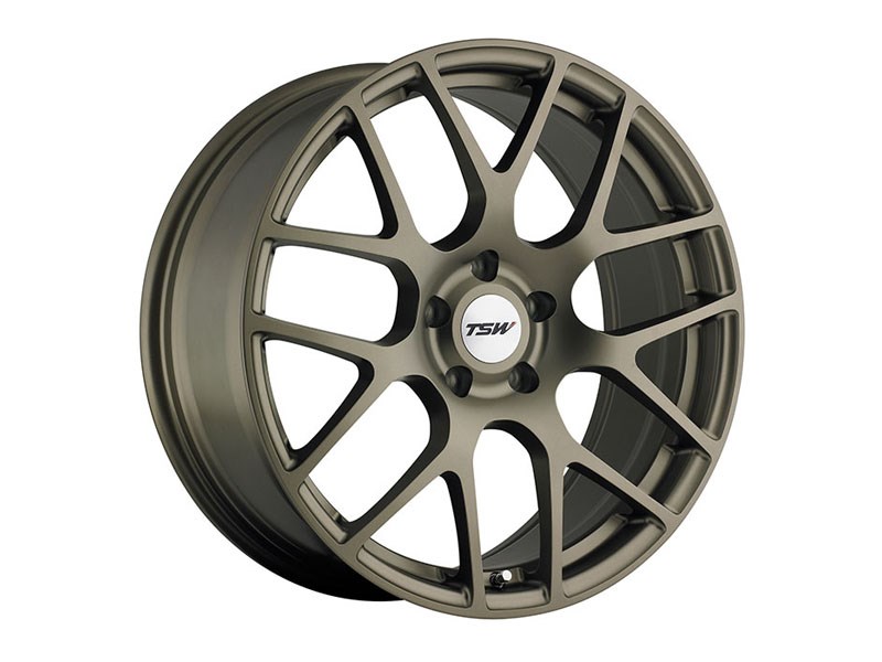 TSW 1980NUR355120Z76 Nurburgring 19x8 Forged Wheel 5x120 +35mm Matte Bronze
