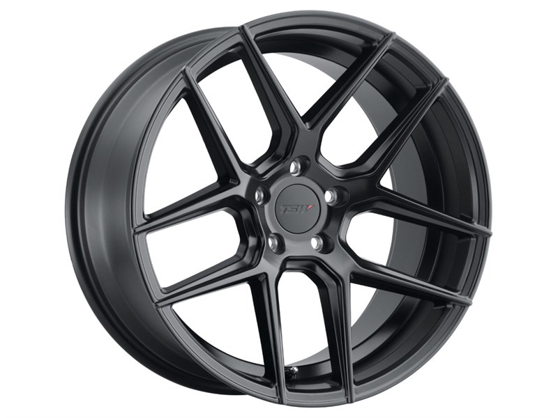 TSW 2010TAB255120B76 Tabac 20x10 Wheel 5x120 +25mm Semi-Gloss Black Finish