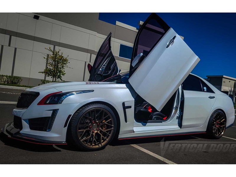 Vertical Doors VDCCADCTSV1419 Lambo Vertical Door Kit for 2014-2019 Cadillac CTS/CTS-V 4-Door