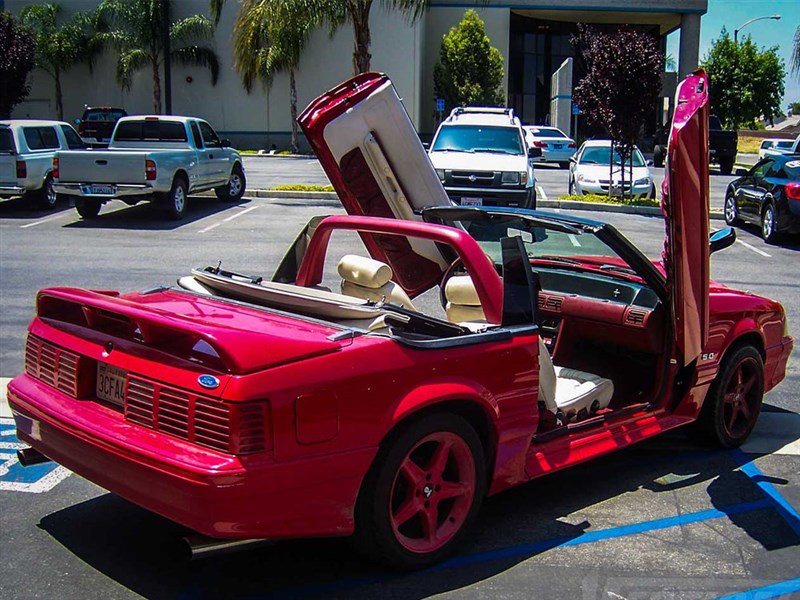Vertical Doors VDCFM7993 Lambo Vertical Door Kit for 1979-1993 Ford Mustang 2-Door