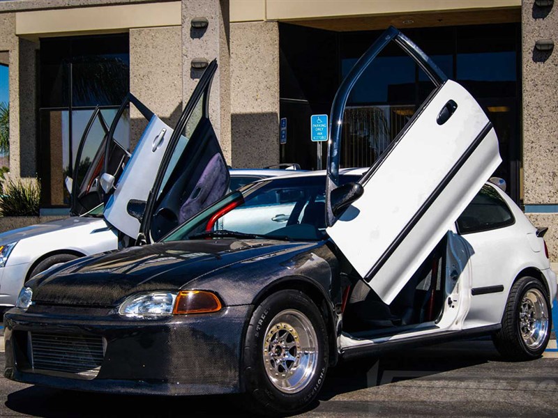 Vertical Doors VDCHC9295 Lambo Vertical Door Kit for 1992-1995 Honda Civic