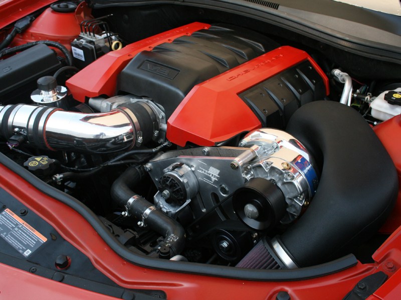 Vortech 4GE218-128 2010-2011 Camaro SS, V-7 YSi Tuner Kit Charge Cooled - Polished