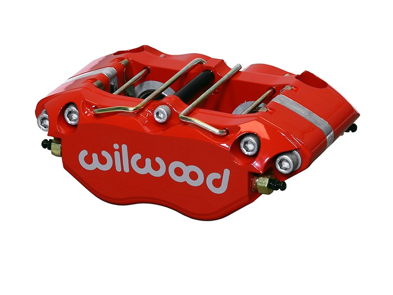Wilwood 120-10000-RD Dynapro DPRN Caliper (Thin Pad)-Red 1.75" Pistons, .81" Disc