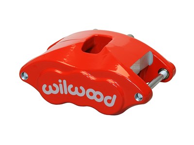 Wilwood 120-10936-RD D52 Caliper-Red 2.00 & 2.00" Pistons, 1.28" Disc
