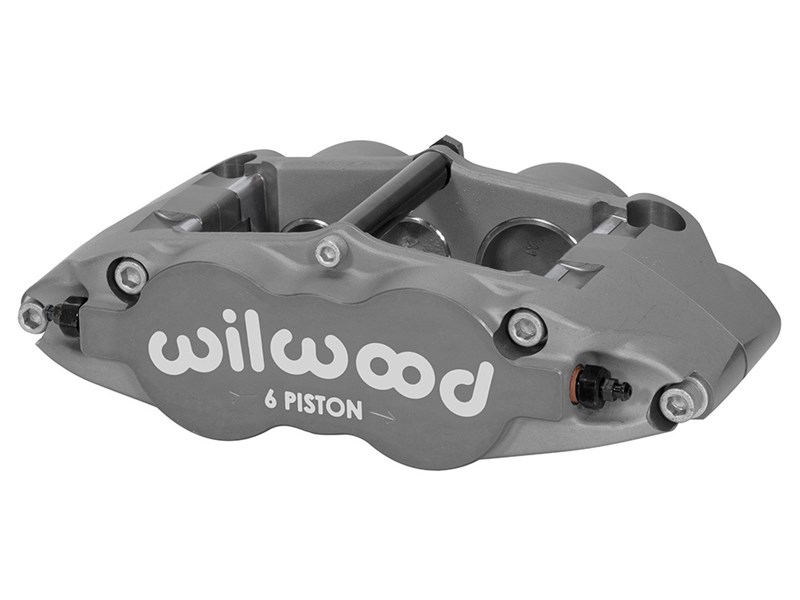 Wilwood 120-11780 FNSL6R Caliper- RH, Anodized Gray 1.62 & 1.12 & 1.12" Pistons, 1.10" Disc