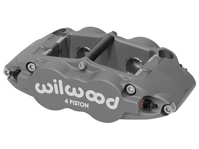 Wilwood 120-11782 FNSL4R Caliper, Anodized Gray 1.12 & 1.12" Pistons, 1.10" Disc