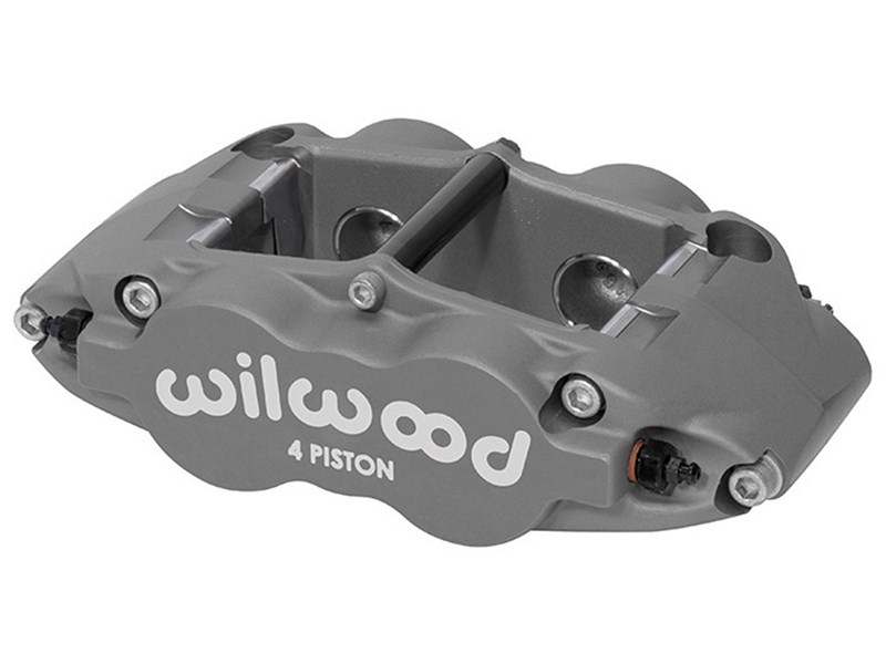 Wilwood 120-11782 FNSL4R Caliper, Anodized Gray 1.12 & 1.12" Pistons, 1.10" Disc