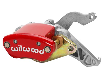 Wilwood 120-12069-RD MC4 Caliper-R/H, Red w/ Logo 1.19" Piston, .81" Disc