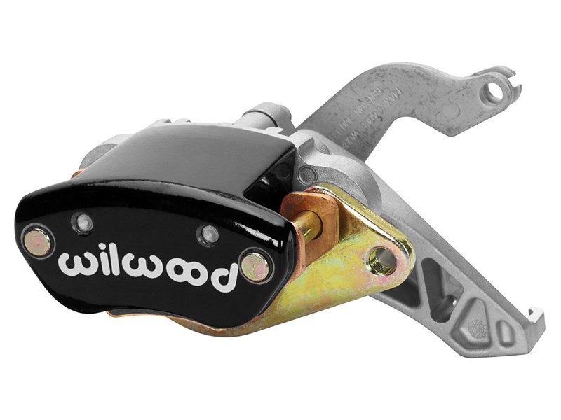 Wilwood 120-12070-BK MC4 Caliper-L/H, Black w/ Logo 1.19" Piston, .81" Disc