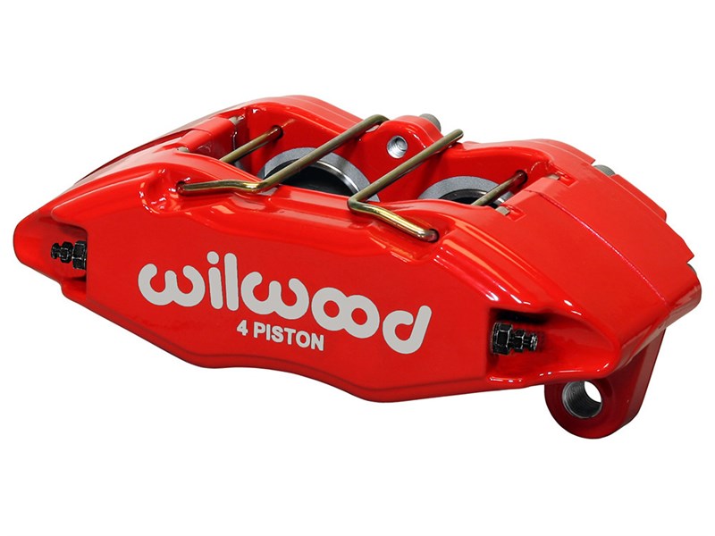 Wilwood 120-12949-RD Dynapro DPHA Caliper, Red 1.62" Pistons, .83" Disc