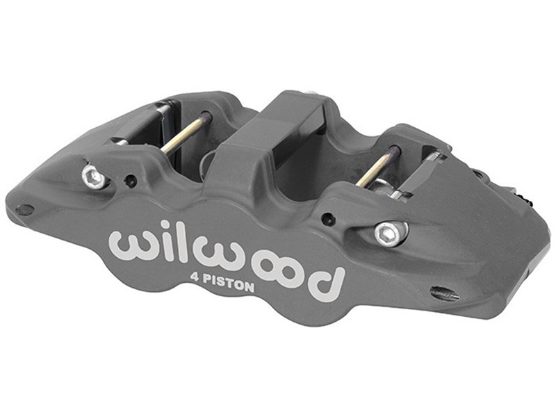 Wilwood 120-13287 AERO4 Caliper-R/H, Gray Anodize (.80 Pad) 1.88 & 1.62" Pistons, 1.25" Disc