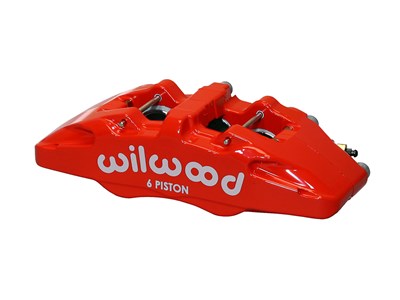 Wilwood 120-13434-RD Dynapro Forged DP6A Caliper 5.25"mt. Red R/H 0.81" Disc