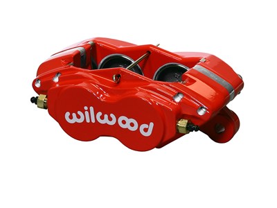 Wilwood 120-13745-RD Forged Dynalite-M Caliper-Red 1.75" Pistons,1.25" Disc