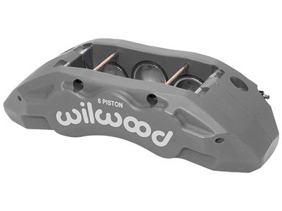 Wilwood 120-13814 TX6R Caliper- L/H, Anodized Gray 2.00 & 1.88 & 1.88" Pistons, 1.50" Disc