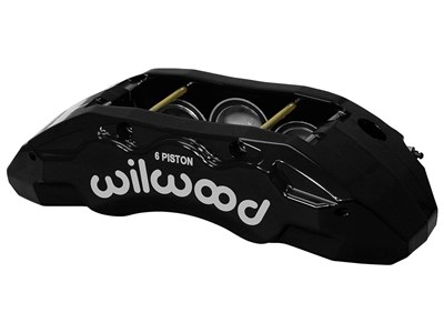 Wilwood 120-13818-BK TX6R Caliper- L/H, Black 1.75 & 1.62 & 1.62" Pistons, 1.38" Disc