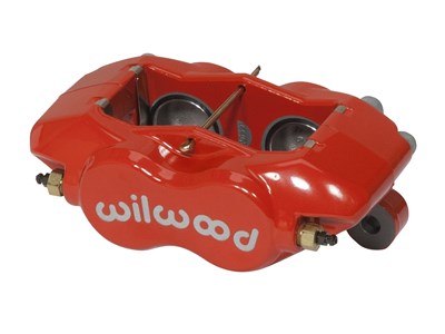 Wilwood 120-14446-RD Dynalite Dust Seal Caliper-Red 1.38" Pistons, .81" Disc