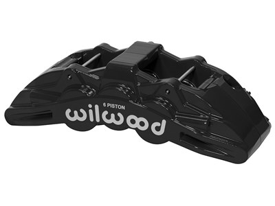 Wilwood 120-14860-BK SX6R Caliper-R/H, Black 1.75 & 1.38 & 1.38" Pistons, 1.25" Disc